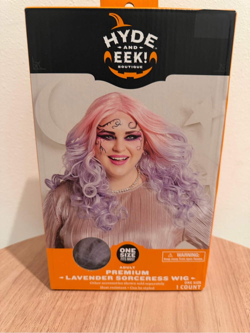 Lavender Sorceress Ombre Wig - Pink to Lavender Halloween costume accessories